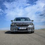 The BMW i5 in dynamic testing