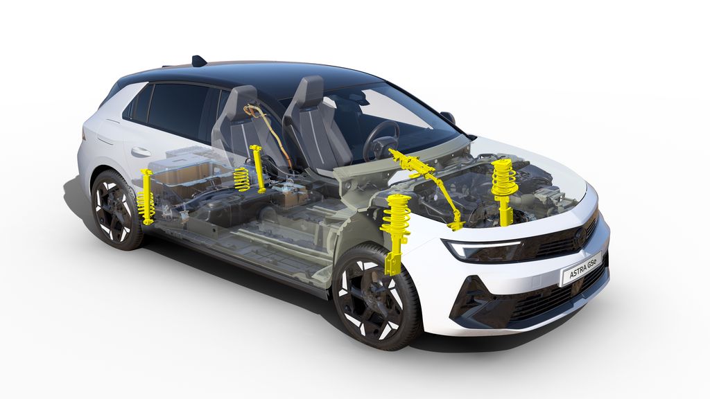 Châssis des Opel GSe : pour concilier confort et maîtrise totale