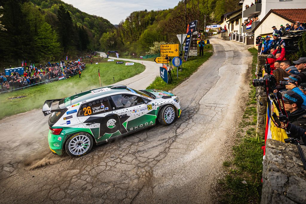 Sept Škoda Fabia RS Rally2 terminent dans le top 10 de la catégorie WRC2