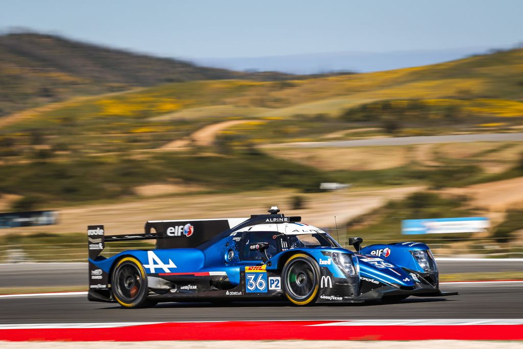 36 VAXIVIERE Matthieu (fra), CANAL Julien (fra), MILESI Charles (fra), Alpine Elf Team, Oreca 07 - Gibson, action during the 6 Hours of Portimao 2023, 2nd round of the 2023 FIA World Endurance Championship, from April 14 to 16, 2023 on the Algarve International Circuit in Portimao, Portugal - Photo Paulo Maria / DPPI