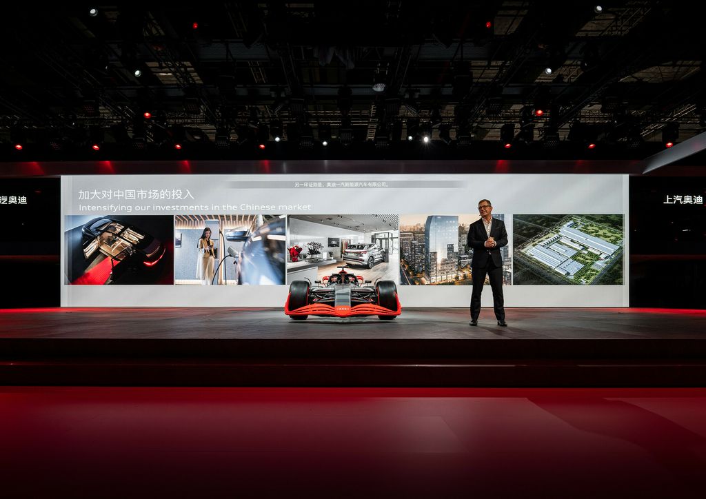 Audi présente son projet de Formule 1 en Chine