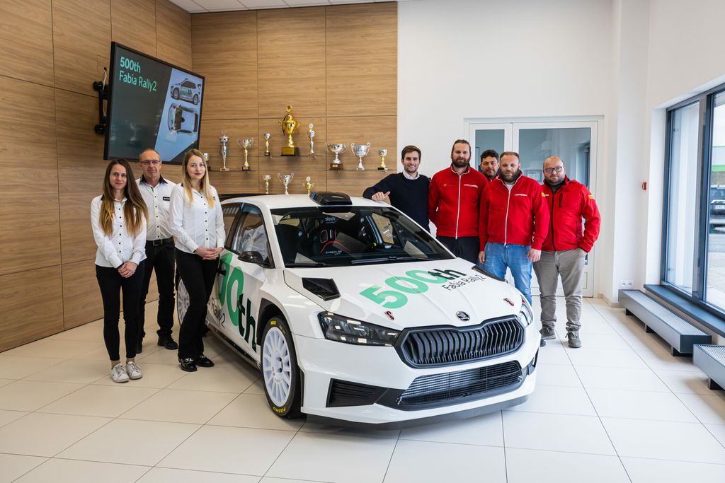 Škoda Motorsport a livré la 500ème Fabia Rally2