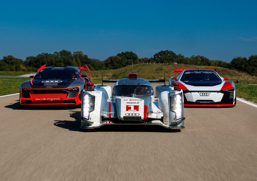 Audi Sport e-tron on track