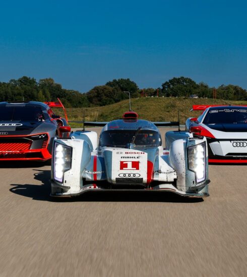 Audi Sport e-tron on track