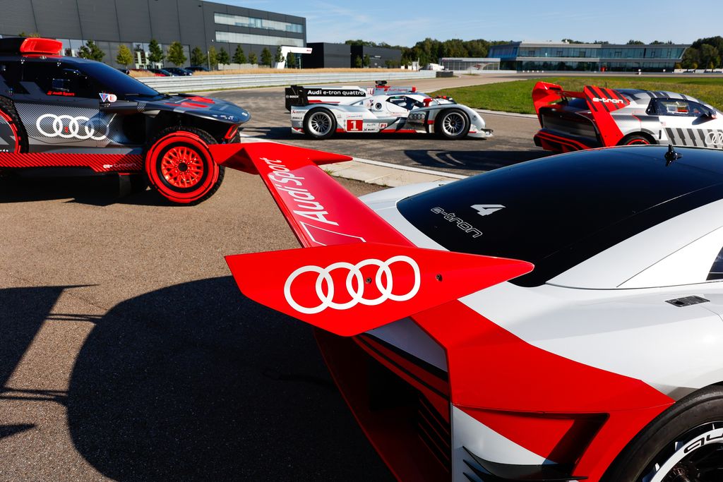 Audi Sport e-tron on track