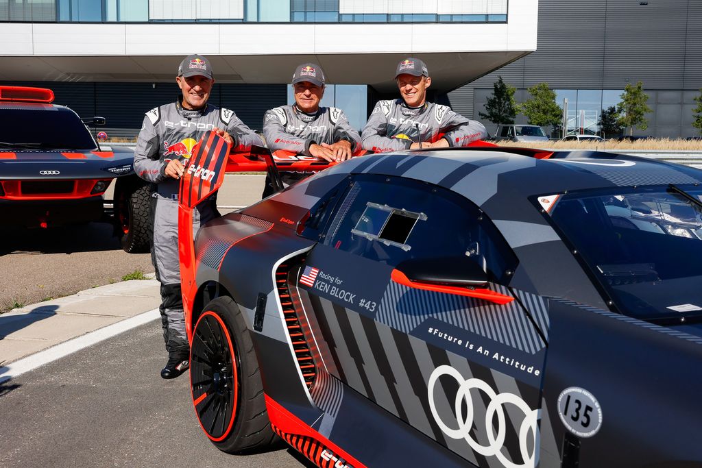 Audi Sport e-tron on track