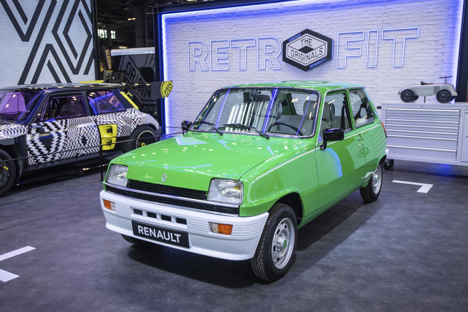 kit rétrofit 100 % électrique homologué pour la Renault 5