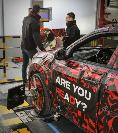 The new Alfa Romeo Milano comes to life at the Balocco Test Center